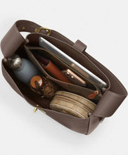 Load image into Gallery viewer, COACH HADLEY LARGE SHOULDER LEATHER IN DARK STONE
