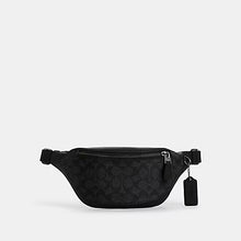 Load image into Gallery viewer, COACH WARREN MINI BELT BAG IN SIGNATURE CANVAS CW369 IN GUNMETAL/CHARCOAL/BLACK
