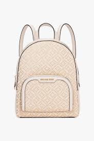 MICHAEL KORS JAYCEE BACKPACK MEDIUM in PALE GOLD MULTI