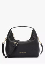 Load image into Gallery viewer, MICHAEL KORS EMBER SMALL MESSENGER IN BLACK PLAIN
