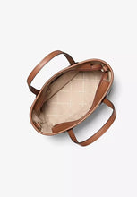 Load image into Gallery viewer, MICHAEL KORS EVA XS CONVERTIBLE TOTE IN SIGNATURE BROWN
