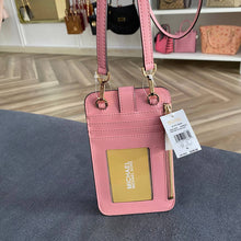 Load image into Gallery viewer, MICHAEL KORS PHONE CROSSBODY WITH CARD SLOT IN PRIMROSE
