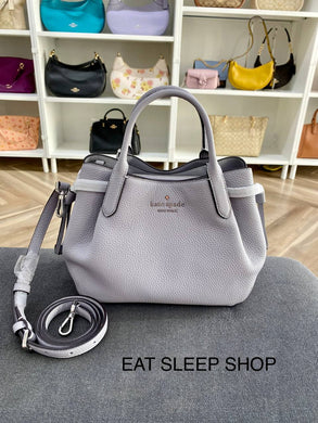 PRE Order) KATE SPADE Staci Saffiano Leather Flap Shoulder Bag – uMoMasShop