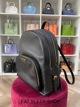 Load image into Gallery viewer, MICHAEL KORS JAYCEE BACKPACK LARGE LEATHER IN BLACK

