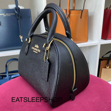 Load image into Gallery viewer, COACH SYDNEY SATCHEL IN GOLD/BLACK CA202
