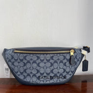 COACH WARREN BELT BAG IN SIGNATURE CHAMBRAY DENIM CG994