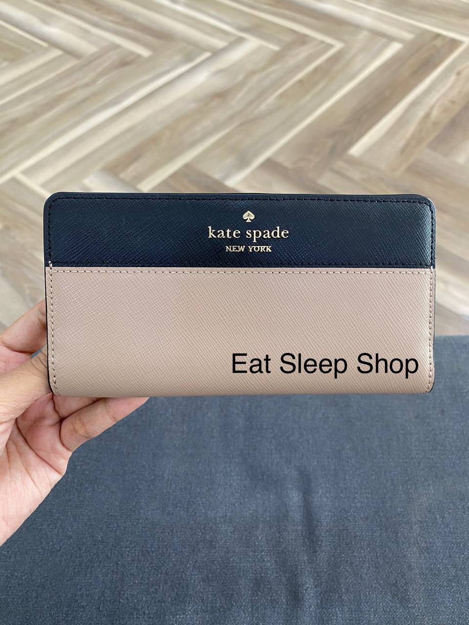 KATE SPADE  LARGE SLIM BIFOLD WALLET MADISON IN TOATED (200)