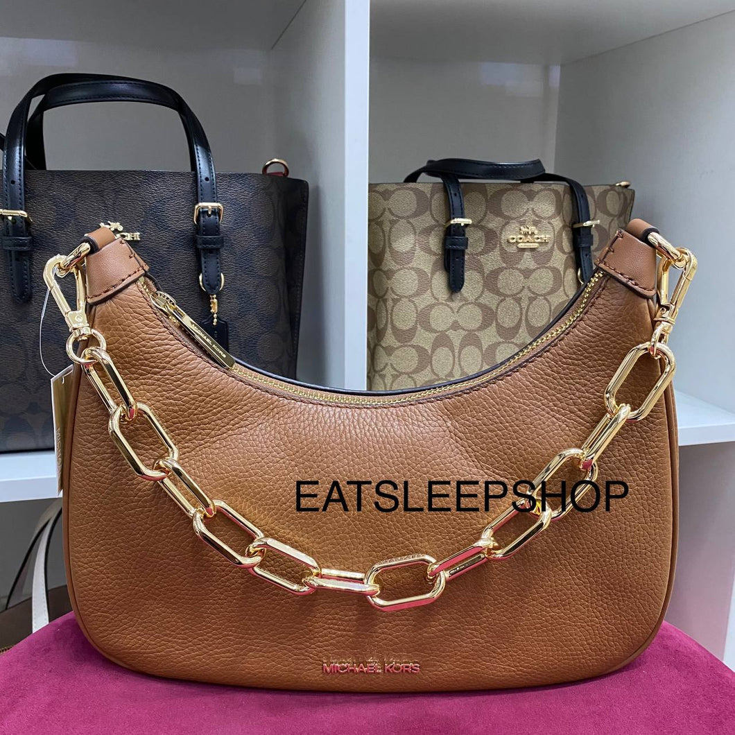 MICHAEL KORS LARGE CORA IN LEATHER LUGGAGE