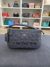 Load image into Gallery viewer, COACH NOLITA 19 WITH SIGNATURE EMBOSSED IN INDUSTRIAL GREY CM239
