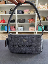 Load image into Gallery viewer, COACH NOLITA 19 WITH SIGNATURE EMBOSSED IN INDUSTRIAL GREY CM239
