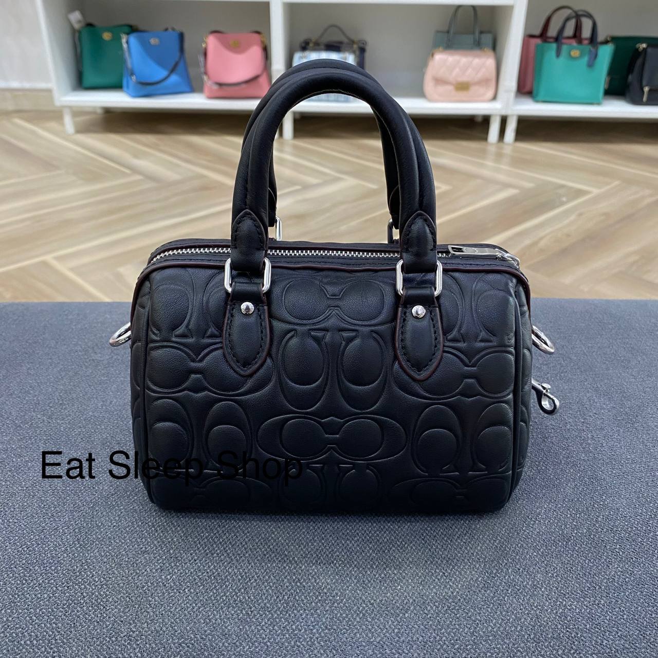 Coach mini 2025 bennett embossed