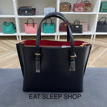 Load image into Gallery viewer, COACH MOLLIE TOTE 25 LEATHER IN BLACK C4084
