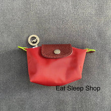 Load image into Gallery viewer, LONGCHAMP MINI COIN POUCH BAG IN DEEP BERRY (GREEN COLLECTION)
