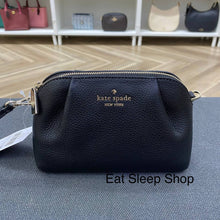 Load image into Gallery viewer, KATE SPADE DUMPLING SMALL CONVERTIBLE CROSSBODY WITH WRISTLET STRAP BLACK
