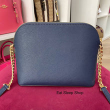 Load image into Gallery viewer, MICHAEL KORS MEDIUM DOME XCROSS CROSSBODY LEATHER IN NAVY

