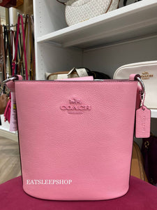 COACH SOPHIE BUCKET BAG CR153 SILVER/FLOWER PINK