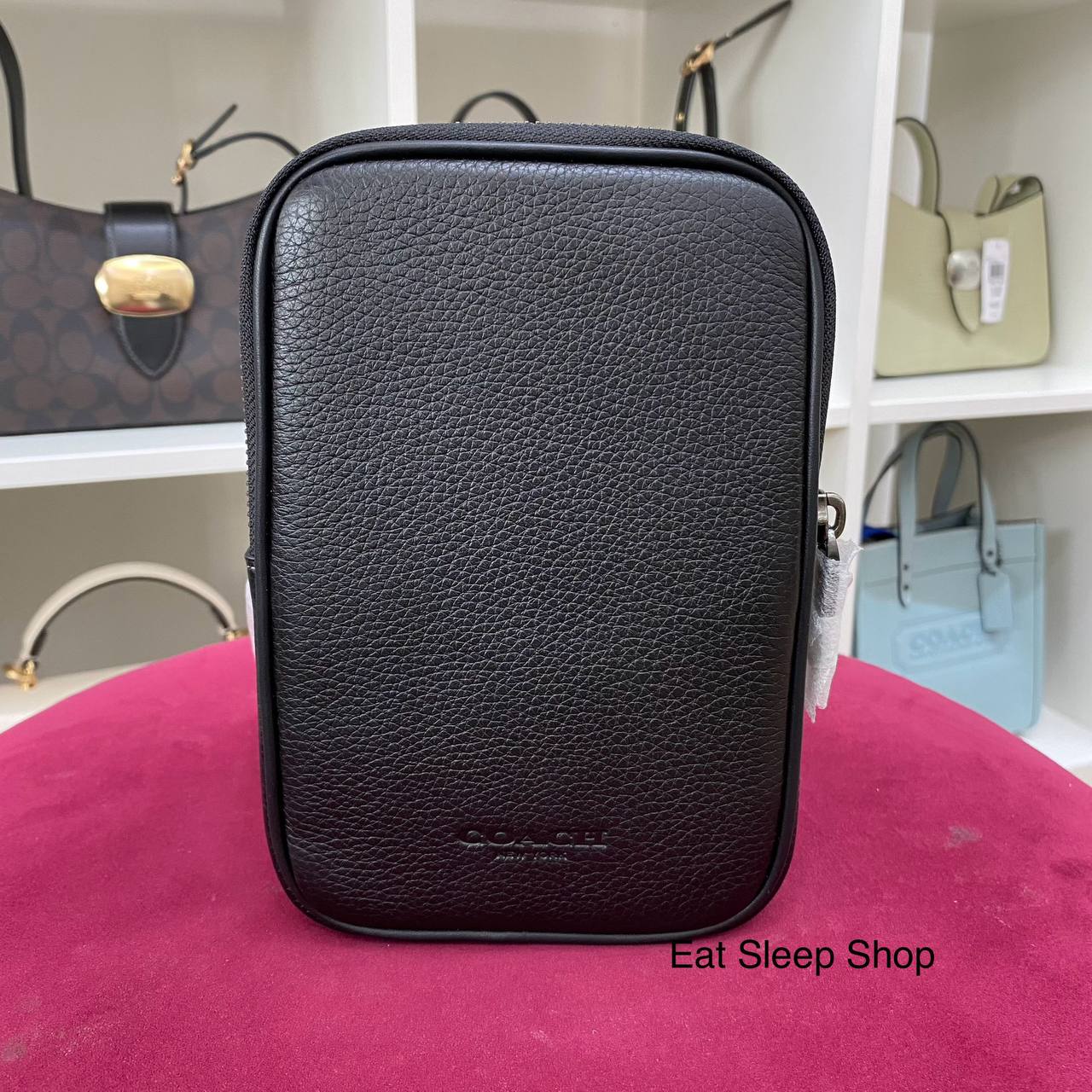 COACH ADEN CROSSBODY CS044 GUNMETAL/BLACK – eatsleepshop
