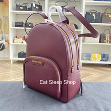 Load image into Gallery viewer, MICHAEL KORS JAYCEE BACKPACK MEDIUM IN OXBLOOD LEATHER
