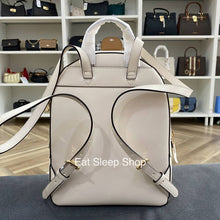 Load image into Gallery viewer, MICHAEL KORS JAYCEE BACKPACK MEDIUM IN LIGHT CREAM
