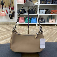 Load image into Gallery viewer, COACH TERI SHOULDER BAG WITH COACH HERITAGE IN TAUPE CM084

