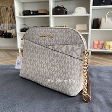 Load image into Gallery viewer, MICHAEL KORS MEDIUM DOME XCROSS CROSSBODY SIGNATURE IN VANILLA
