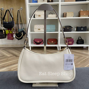 KATE SPADE KAYLA SMALL CONVERTIBLE SHOULDER BAG in MERINGUE