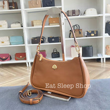 Load image into Gallery viewer, KATE SPADE KAYLA SMALL CONVERTIBLE SHOULDER BAG in WARM GINGERBREAD
