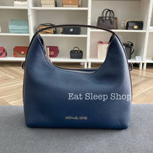 Load image into Gallery viewer, MICHAEL KORS EMBER SMALL MESSENGER IN NAVY
