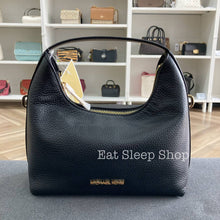 Load image into Gallery viewer, MICHAEL KORS EMBER SMALL MESSENGER IN BLACK PLAIN
