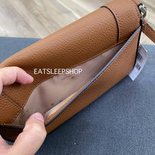 Load image into Gallery viewer, KATE SPADE LENA SMALL FLAP CROSSBODY in WARM GINGERBREAD
