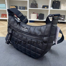 Load image into Gallery viewer, KATE SPADE CAMDEN QUILTED CROSSBODY BAG IN BLACK
