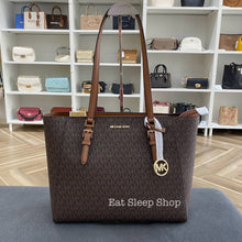 Load image into Gallery viewer, MICHAEL KORS CHARLOTTE LARGE 3in1 TOTE IN SIGNATURE BROWN
