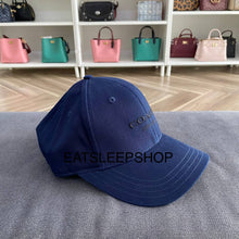 Load image into Gallery viewer, COACH VARSITY BASEBALL CAP IN NAVY
