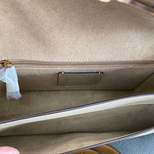 COACH MORGAN SHOULDER BAG CR332 LIGHT KHAKI/ KHAKI MULTI
