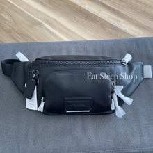 Load image into Gallery viewer, COACH TRACK BELT BAG C2716 IN QB/BLACK
