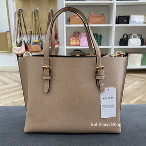 COACH MOLLIE TOTE 25 IN TAUPE C4084