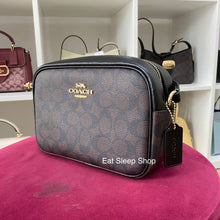 Load image into Gallery viewer, COACH JAMIE CAMERA BAG IN SIGNATURE CANVAS CR135 IN BROWN BLACK
