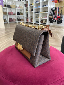 MICHAEL KORS CECE MEDIUM LOGO SHOULDER BAG