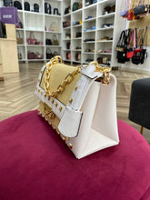 Load image into Gallery viewer, MICHAEL KORS CECE MEDIUM STUDDED FAUX LEATHER SHOULDER BAG CROSSBODY-OPTIC WHITE
