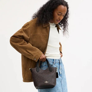 COACH HANNA BUCKET BAG CAF16 IM/WALNUT/BLACK