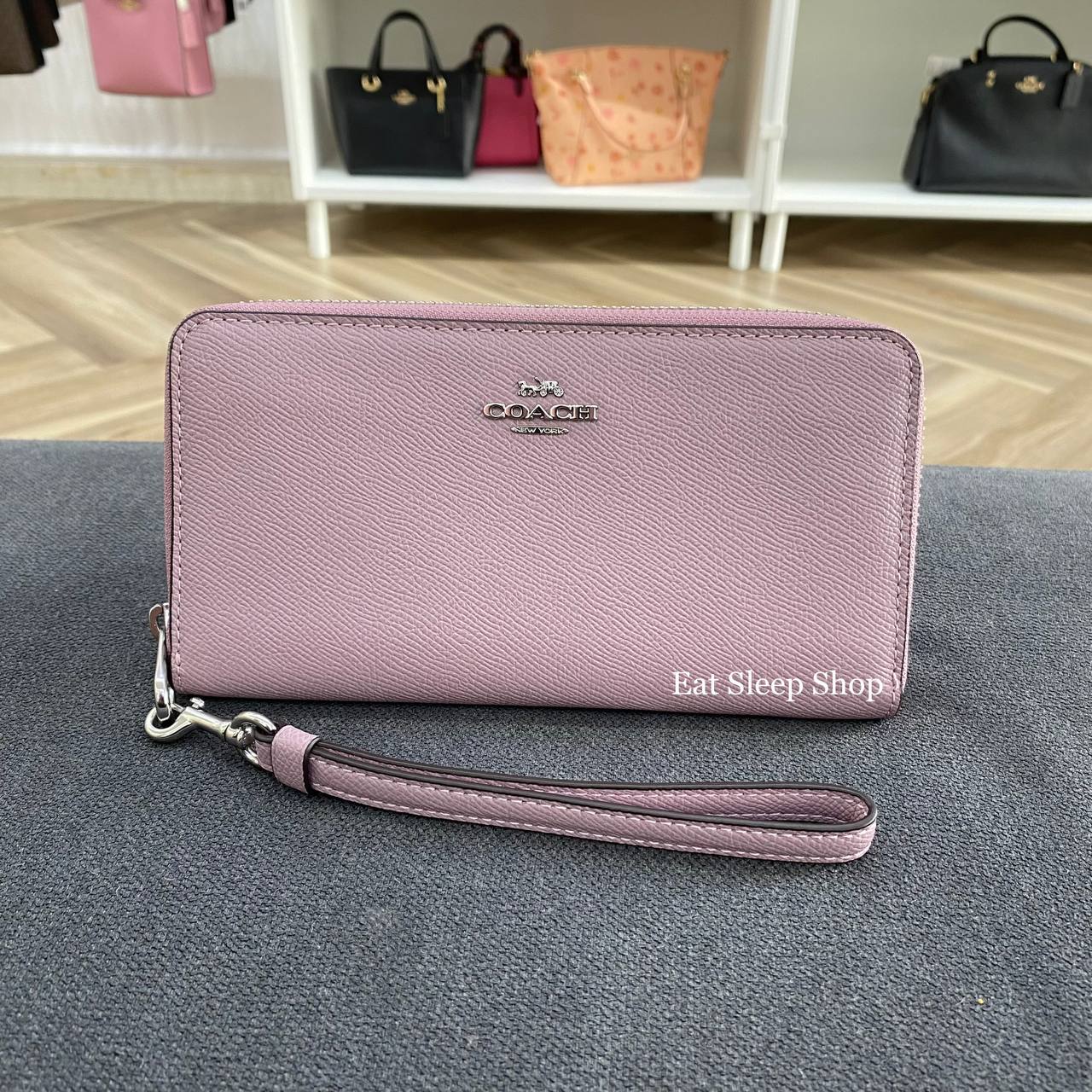 Coach ice purple wallet Clearance