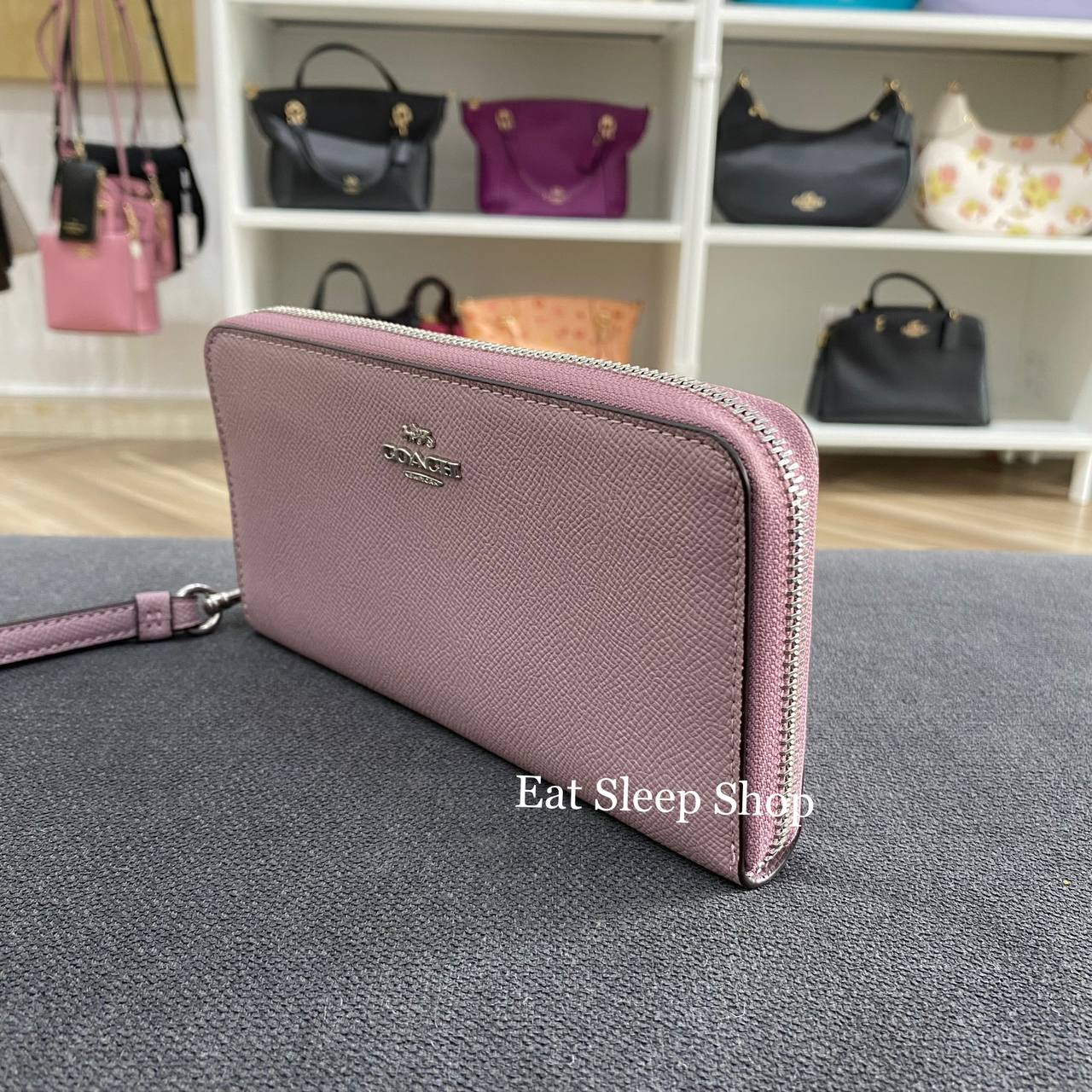 Coach ice purple wallet Clearance