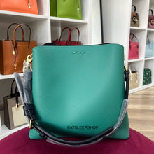 Load image into Gallery viewer, COACH WILLOW BUCKET BAG IN BRIGHT GREEN MULTI C3766
