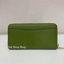 Load image into Gallery viewer, KATE SPADE LEILA LARGE CONTINENTAL WALLET IN KELP FORES
