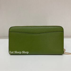 KATE SPADE LEILA LARGE CONTINENTAL WALLET IN KELP FORES