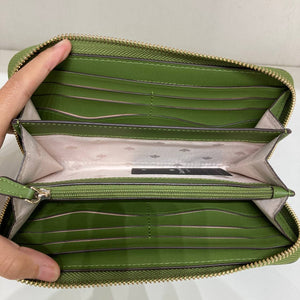 KATE SPADE LEILA LARGE CONTINENTAL WALLET IN KELP FORES