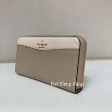 Load image into Gallery viewer, KATE SPADE LEILA LARGE CONTINENTAL WALLET IN LIGHT SAND
