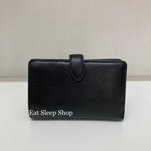 Load image into Gallery viewer, KATE SPADE LEILA MEDIUM COMPACT BIFOLD WALLET IN BLACK
