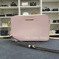 MICHAEL KORS JET SET ITEM LARGE EW CROSSBODY IN POWDER BLUSH (NO CHAIN INFRONT)