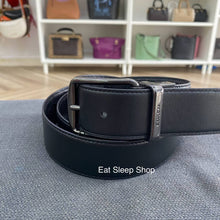 Load image into Gallery viewer, COACH HARNESS BUCKLE CUT TO SIZE REVERSIBLE BELT, 38 MM (COACH CQ024) BLACK
